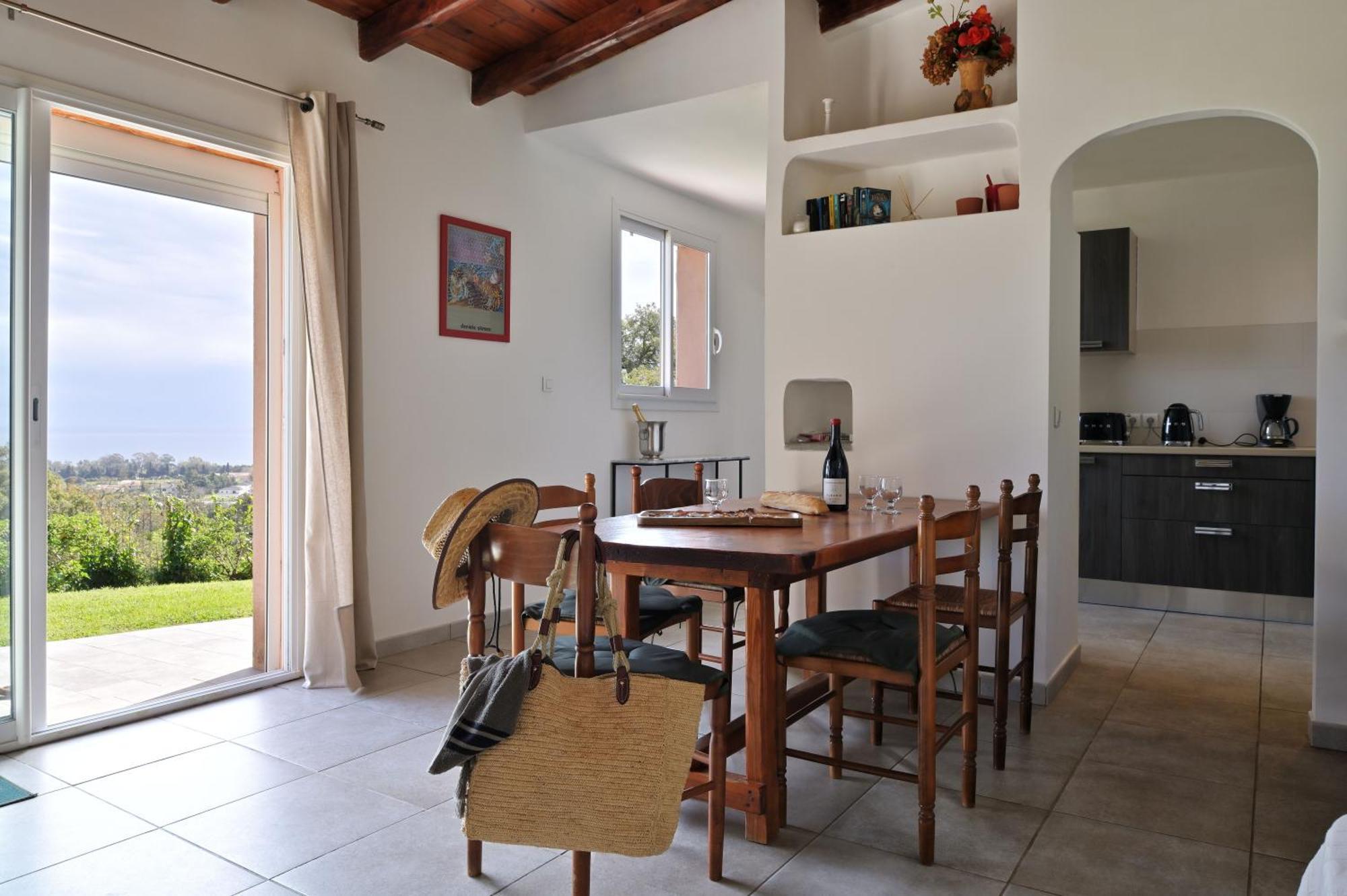 Villa panorama maquis et mer, plage à 1,5 Km Cervione Eksteriør bilde